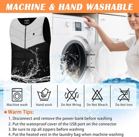 اس توب سترة تدفئة USB للرجال والنساء، سترة حرارية كهربائية مع 4 مناطق تسخين و3 مستويات للتدفئة، ملابس تدفئة خفيفة الوزن قابلة لاعادة الشحن، صدرية دافئة للتزلج في الهواء الطلق والمشي لمسافات طويلة وصيد in Kuwait