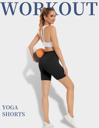 SIMIYA سراويل قصيرة للتمرين للسيدات سراويل قصيرة بدون خياطة عالية الخصر تحت الفساتين سراويل قصيرة ناعمة للجيم والجري واليوجا لسائقي الدراجات النارية للسيدات in Kuwait