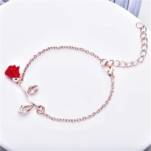Rose Bracelet Adjustable Bangle Women Gifts for Mom in Saudi Arabia