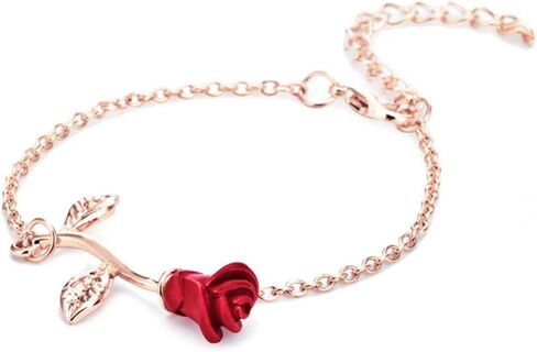 Rose Bracelet Adjustable Bangle Women Gifts for Mom in Saudi Arabia