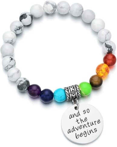 Inspiration 7 Chakra Bracelet for Girls and though she be but little she is fierce career gift for her in Saudi Arabia