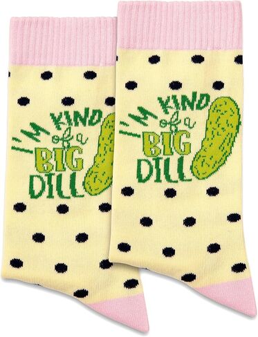 I’m Kind Of A Big Dill Socks, Socks for women, Pickle Socks, Funny Socks, Crazy Socks.(051) in Kuwait