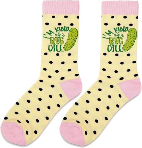 I’m Kind Of A Big Dill Socks, Socks for women, Pickle Socks, Funny Socks, Crazy Socks.(051) in Kuwait