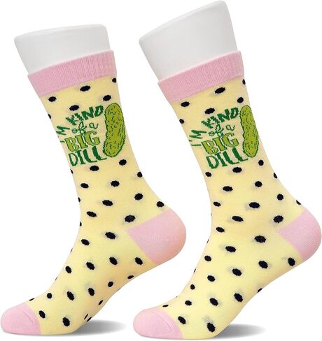 I’m Kind Of A Big Dill Socks, Socks for women, Pickle Socks, Funny Socks, Crazy Socks.(051) in Kuwait
