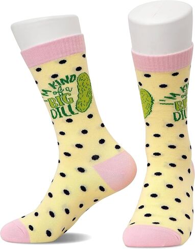 I’m Kind Of A Big Dill Socks, Socks for women, Pickle Socks, Funny Socks, Crazy Socks.(051) in Kuwait