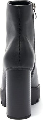 حذاء Vodvob نسائي للكاحل ذو نعل سميك وكعب مكتنز حذاء بكعب عالٍ ونعل عريض in Kuwait