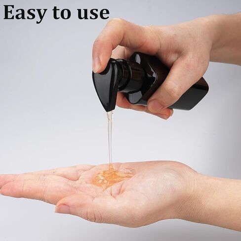 زجاجات السفر من Hethyo لمستحضرات التجميل المعتمدة من إدارة أمن المواصلات الأمريكية، 3.4 أونصة/100 مل، 4 عبوات بحجم مناسب للسفر، زجاجات الشامبو والبلسم، موزع زجاجات مضخة فارغة، حاويات مستحضرات تجميل قابلة لإعادة الملء ومضادة للتسرب in Kuwait