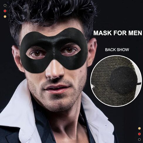 قناع تنكر من MYMENU للنساء، قناع دانتيل للزوجين، قناع كرنفال الهالوين للحفلات الراقصة، لوازم الحفلات التنكرية (ذهبي فينيكس) in Kuwait