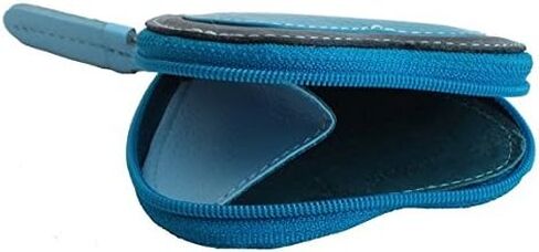 Visconti Capri RB59 Multi Colored Heart Shaped Ladies/Girls Leather Coin Purse Key Wallet With Key Chain (Plum) in Kuwait