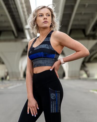 Born Primitive X-Factor Sports Bra – High Support Workout Bra for Women – Comfortable Bra Top with Cross Back – Crop Top Bra in Kuwait