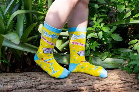 Crazy Dog T-Shirts Womens Vodka Made Me Do It Socks Funny Novelty Saying Drinking Party Footwear in Saudi Arabia