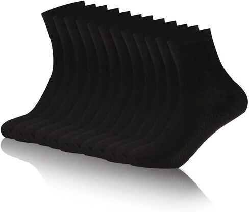 Ten Star Material Bamboo Low Quarter Thin Ankle Sock for Men and Women Anti Odor Natural Breathable Comfortable Socks 6 Pairs in Saudi Arabia