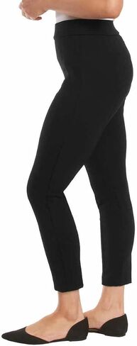 Anne Klein Womens Midweight Tummy Control Ponte Pant (Medium, Black) in Saudi Arabia