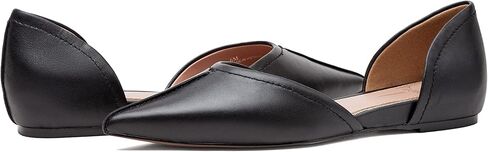 Doria - حذاء مسطح أنيق للسيدات من قطعتين بمقدمة مدببة من جلد نابا سهل الارتداء in Kuwait