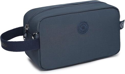bagwise Toiletry Bag for Women and Men, Water-Repellent Shaving Bag for Toiletries Accessories, Unisex Door Room Essentials Hanging Dopp Kit for Men Toiletry Bag for Travel (Dark Blue) in Saudi Arabia