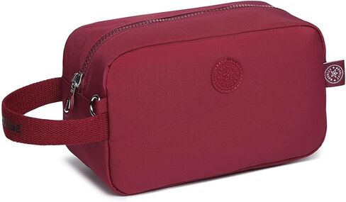 bagwise Toiletry Bag for Women and Men, Water-Repellent Shaving Bag for Toiletries Accessories, Unisex Door Room Essentials Hanging Dopp Kit for Men Toiletry Bag for Travel (Dark Blue) in Saudi Arabia