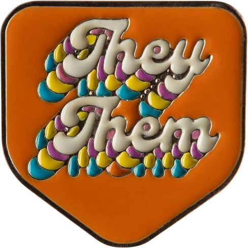 Karma Gifts, Enamel Pronoun Pin in Saudi Arabia