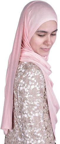 MuLanLegend Handmade | Mu Lan Cotton Shawl | Non-Slip Anti-Slip Large Hijab Wrap | Soft and Comfortable Jersey in Saudi Arabia