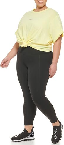 DKNY Women's Plus Size Ultra Compression High Waist 7/8 Tight in Saudi Arabia
