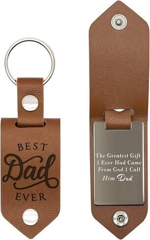 culivis Personalized Leather Keychain Engraved Keychain for Men Dad Husband Boyfriend Leather Keychain Hidden Message in Saudi Arabia