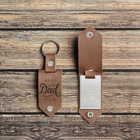 culivis Personalized Leather Keychain Engraved Keychain for Men Dad Husband Boyfriend Leather Keychain Hidden Message in Saudi Arabia