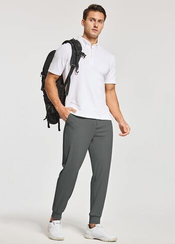 Willit Men's Golf Joggers Stretch Slim Fit Sweatpants Running Travel Work Pants with 5 Pockets in Saudi Arabia