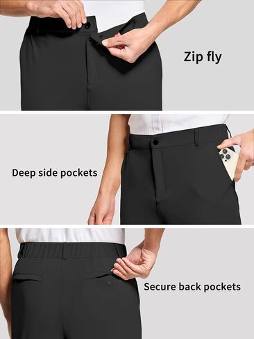 Willit Men's Golf Joggers Stretch Slim Fit Sweatpants Running Travel Work Pants with 5 Pockets in Saudi Arabia