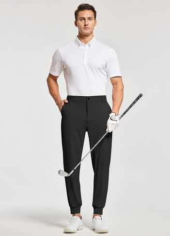Willit Men's Golf Joggers Stretch Slim Fit Sweatpants Running Travel Work Pants with 5 Pockets in Saudi Arabia
