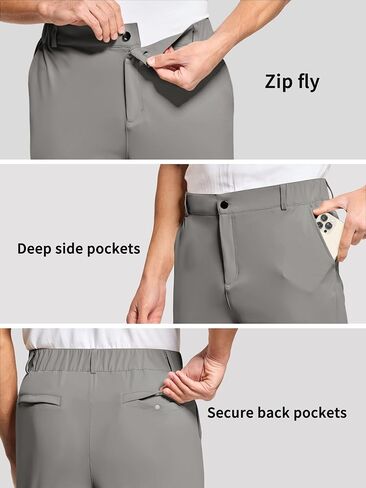 Willit Men's Golf Joggers Stretch Slim Fit Sweatpants Running Travel Work Pants with 5 Pockets in Kuwait