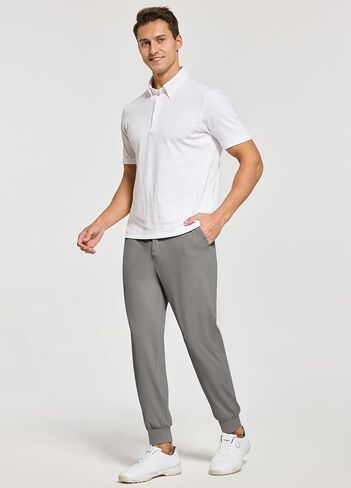 Willit Men's Golf Joggers Stretch Slim Fit Sweatpants Running Travel Work Pants with 5 Pockets in Kuwait