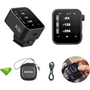 Godox X3-C X3C X3 C Touchscreen TTL Wireless Flash Trigger for Canon, 2.4GHz Wireless, High Speed Sync, OLED Screen Adjustable Brightness TTL Speedlight Transmitter for Canon EOS Cameras