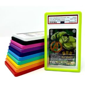 Bumper Guard for PSA Graded Cards ONLY | Shield Your Slabs! | Ultimate Edge Protector Bumper [Neon Green]