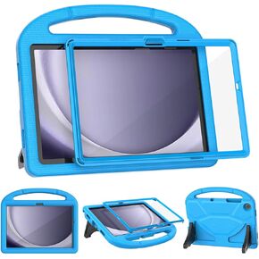 SUPLIK Kids Case for Samsung Galaxy Tab A9 Plus 11 Inch 2023 (SM-X210/X216/X218), Galaxy Tab A9+ 11" Case with Screen Protector, Kidproof Durable Shockproof Handle Stand Cover for Tab A9+, Black