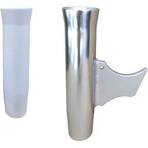 Brocraft Aluminum Rod Holder Flared with Blade / Aluminium Flared Weld-On Rod Holder with Blade /Aluminum Weld- On Rod Holder
