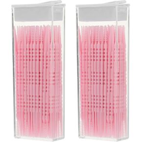 Toothpicks for Teeth 1000Pcs - Double-Head Toothpicks Interdental , Oral Care (Random Color)