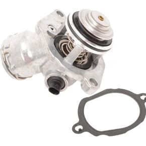 TOPAZ 2722000115 Engine Coolant Thermostat Assembly with Sensor for Mercedes C230 C280 C300 C350 E350 ML350 GLK350 ML450 SLK280