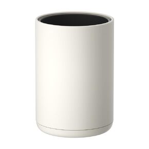 8L/2.1GAL Small Trash Can, Large Open Trash Can with Double Barrel for Bedroom, Children's Room, RV, Laundry Room (BLACK-8L)