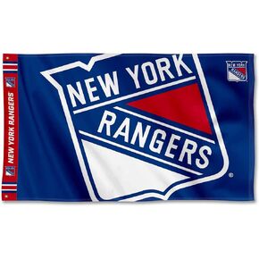 New York Rangers Printed Header 3x5 Premium Banner Flag