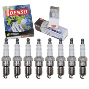 8 pc DENSO Platinum TT Spark Plugs compatible with Ford F-150 4.6L 5.4L V8 1997-2008