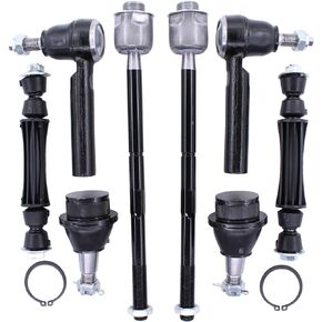 MOTOKU Front Inner and Outer Tie Rod Ends Sway Bar End Links Lower Ball Joints for Chevrolet Silverado 1500 Suburban 1500 Avalanche Tahoe GMC Sierra 1500 Yukon Cadillac Escalade 2007-2013