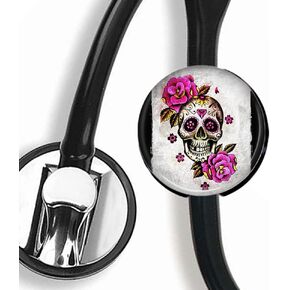 CHNLML اسم سماعة الطبيب علامة ممرضة طبيب سماعة الطبيب علامة معرف مخصصة علامة معرف Steth (يين يانغ اليد البشرية الكلب مخلب أسود أبيض) in Kuwait