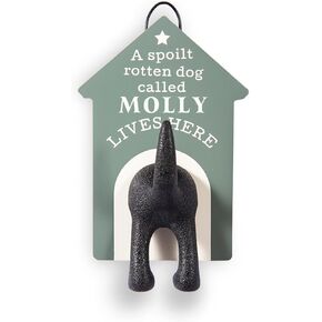 History & Heraldry Personalised Dog Lead Hook (Blank Cream)