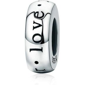 Anniversary Christmas Charms Clip Charm Stoppers Beads Original 925 Sterling Silver Stars Flower Crystal Spacer Bead for Pandora Bracelet Charm