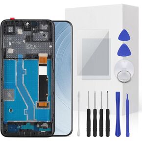 for TCL 30SE 30 SE 6165H 6156H1 6165A 6165A1 6165S Screen Replacement Kit Full LCD Screen Display Touch Digitizer Frame Full Assembly with Repair Tool for Model 6.52inch