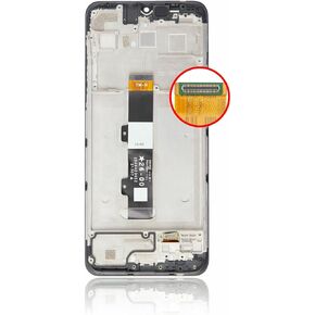 for Motorola Moto G Pure XT2163-1 XT2163-2pp XT2163-4 XT2163-6 XT2163-7 LCD Screen Touch Digitizer Display with Frame Replacement Black 6.5"