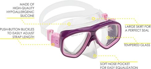 Cressi Rocks Kids Set, pretty in pink, L/XL in Saudi Arabia