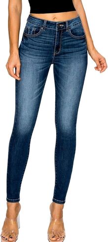 wax jean Women's High-Rise Push-Up Repreve Denim Skinny Jeans in Saudi Arabia