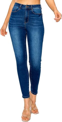 wax jean Women's High-Rise Push-Up Repreve Denim Skinny Jeans in Saudi Arabia