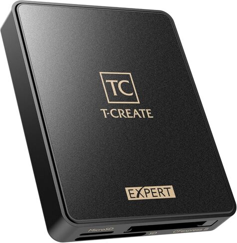 T-Create Expert R31 USB Type-C 3.2 Gen2 x 2 Transfer Speeds Up to 20Gbps /MicroSD, SD, and CFexpress Type B Memory Card Reader for Photographers, Professional Filmmakers &Content Creators TWR31B03 in Saudi Arabia