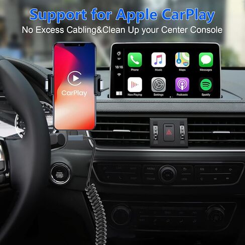 قطعتان من كابلات شاحن iPhone للسيارة، وكابل بيانات iPhone 90 درجة مع Apple Carplay ومعتمد من MFi، سلك شحن iPhone قصير قابل للسحب لأجهزة iPhone/Pad/Pod in Kuwait